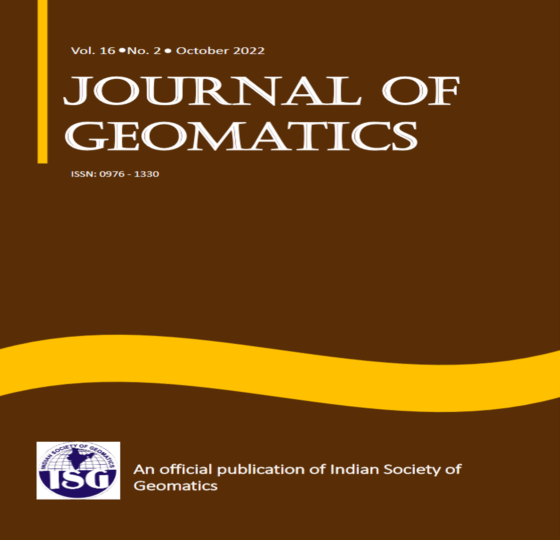 					View Vol. 16 No. 2 (2022): Journal of Geomatics
				